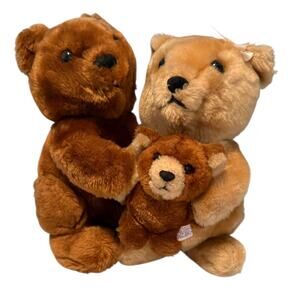 DAKIN Vintage 1983 The 3 Bears Storybook Series Plush